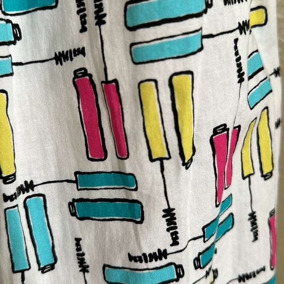 Bernie Dexter dress , mascara print Paris style ( now called the Tammi) size xs - Picture 5 of 5